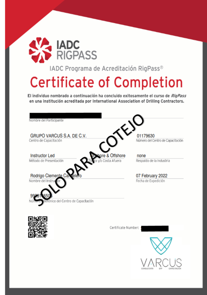 RigPass IADC